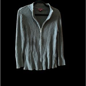 Jessica London Zip up Sweater